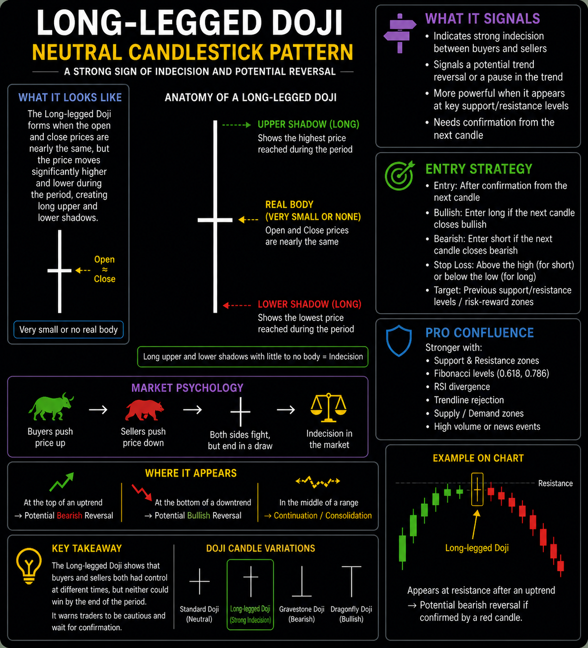 Long-Legged Doji Japanese Candlestick Pattern #1 Long-Legged Doji Japanese Candlestick Pattern #1